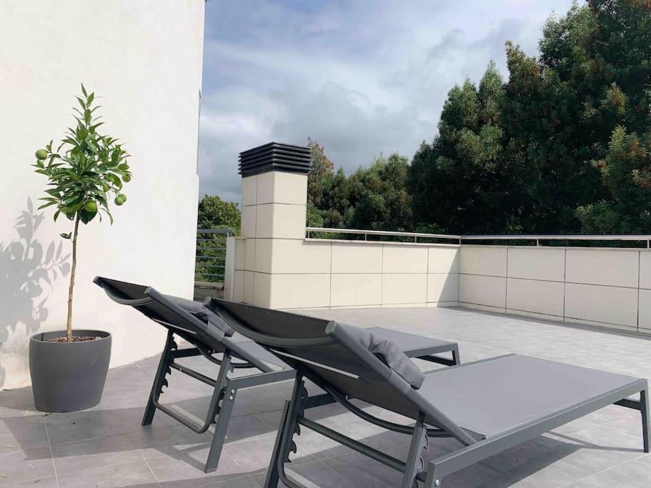 Atico Con Esplendida Terraza Daire Comillas Dış mekan fotoğraf